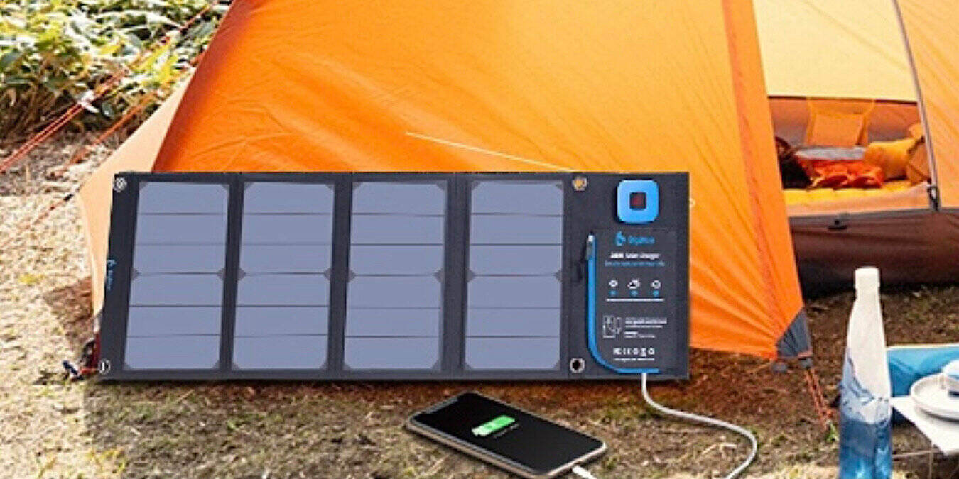 Big Blue Solar Charger Featured