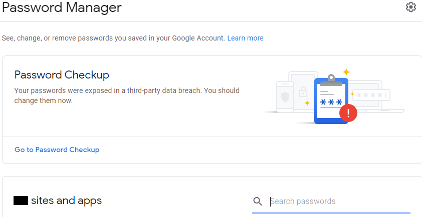 Chrome Password Breach Password Checkup 4