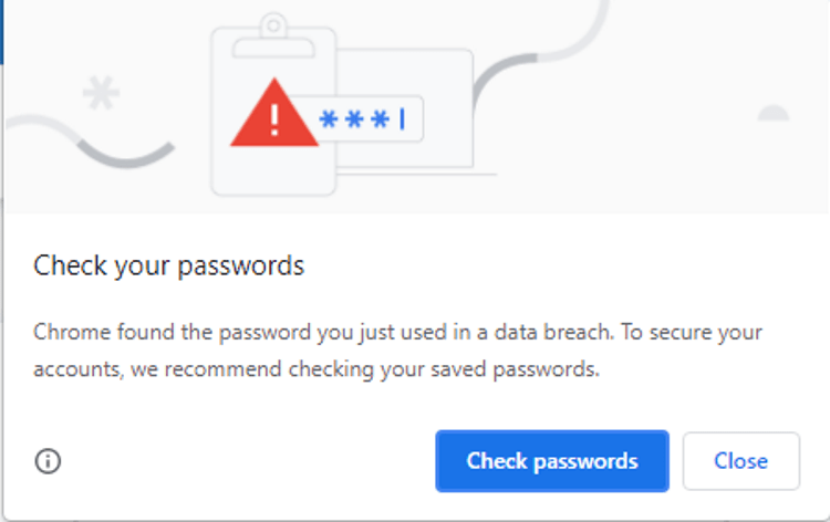 Chrome Password Breach Password Checkup Click Check Passwords 2