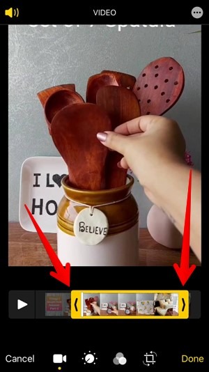 Crop Trim Video Apple Photos Edit Size