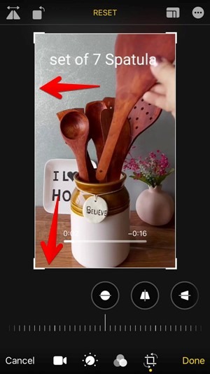 Crop Video Apple Photos Border