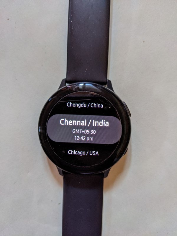 Galaxy Watch Time