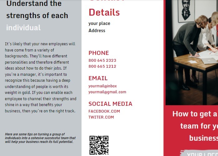 Google Docs Template Brochure Goodocs