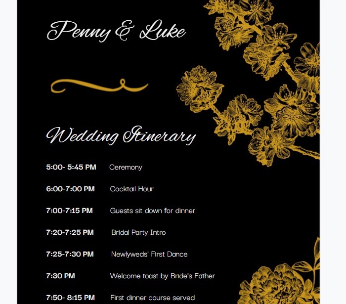 Google Docs Template Wedding Goodocs