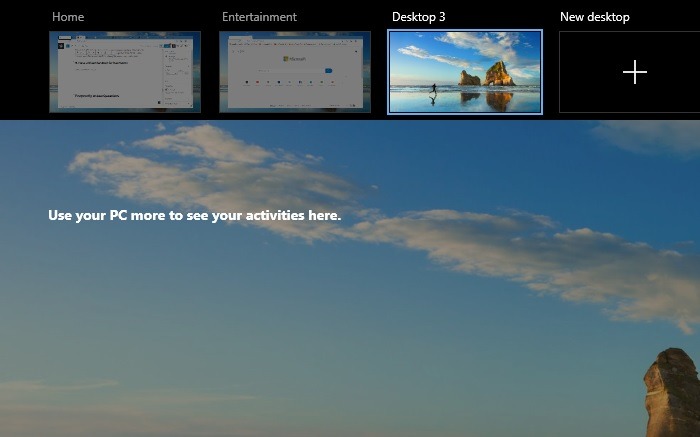 Multiple Desktops Clean Background