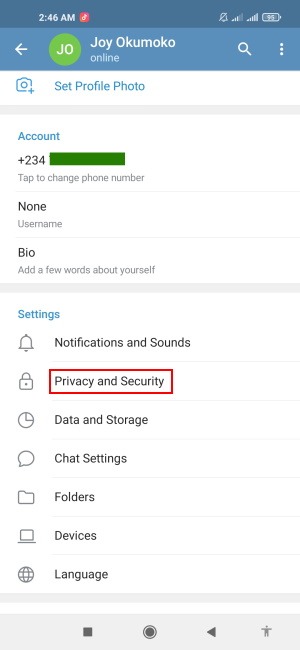 Telegram Passcode Lock Tap Privacy And Security 1