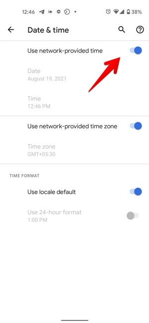 Whatsapp Android Set Time