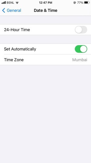 Whatsapp Iphone Set Time