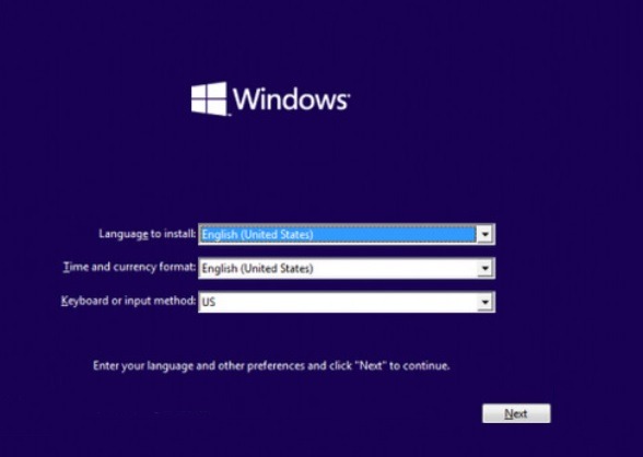 Windows10 Clean Install Language Time Currency