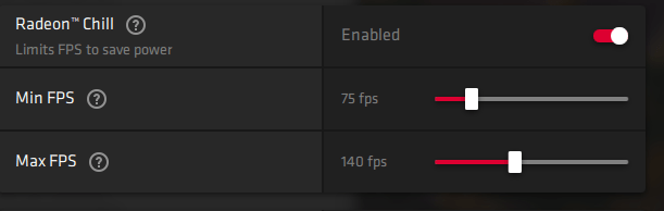 Amd Radeon Software Settings Radeon Chill