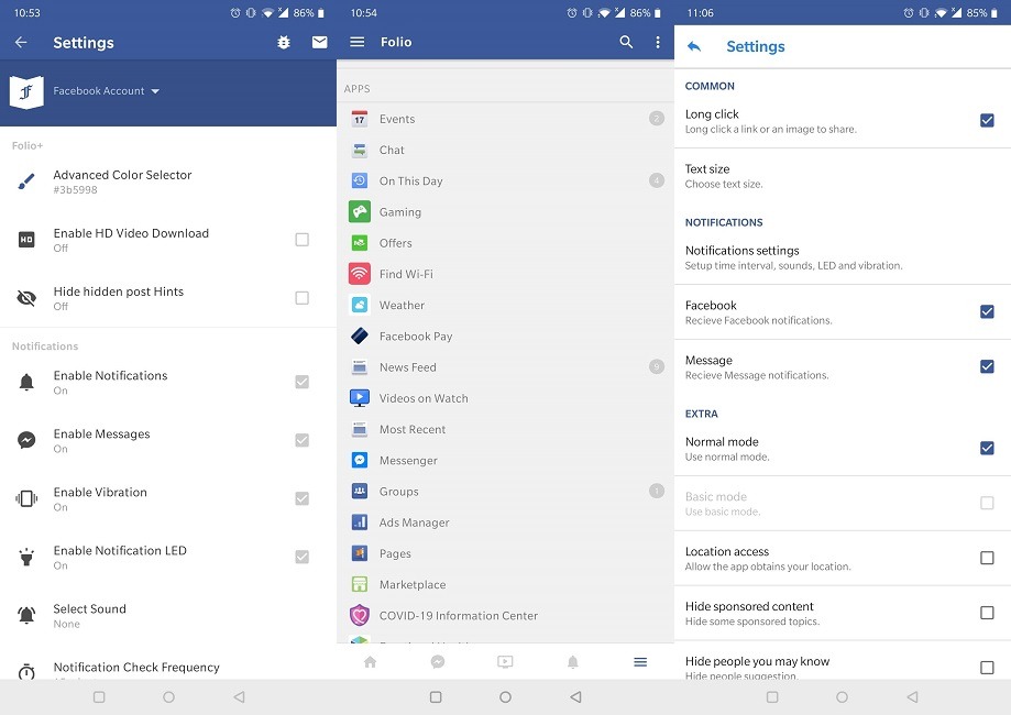 Best Facebook Apps Android Folio 1