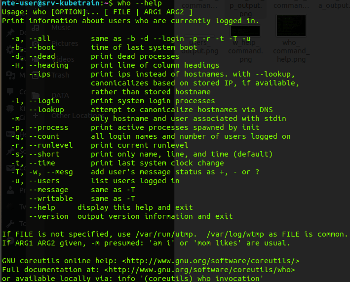 Connected Users Who Help Output