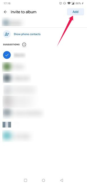 Disable Link Sharing Google Photos Android Add Person To Album