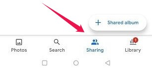 Disable Link Sharing Google Photos Android Sharing Tab Bottom Menu