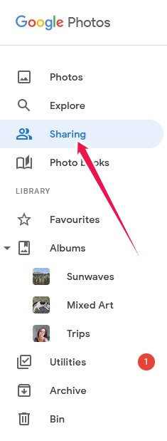 Disable Link Sharing Google Photos Web Sharing Tab