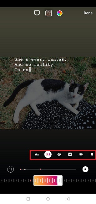 How To Add Music Instagram Story Lyrics Showing