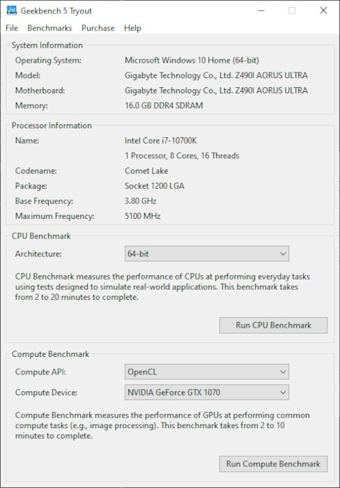 How To Benchmark Your Windows Pc Update Geekbench Setup Example 2