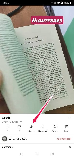 How To Create Shorts Youtube Share Button