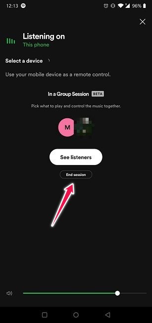 How To Creaty Spotify Blend Playlist Group Session End Session