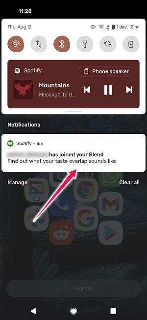 How To Creaty Spotify Blend Playlist Notification