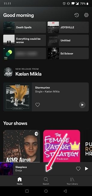 How To Creaty Spotify Blend Playlist Search Button