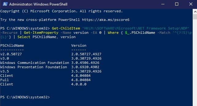 How To Install Net Framework 20 30 35 In Windows 10 Powershell