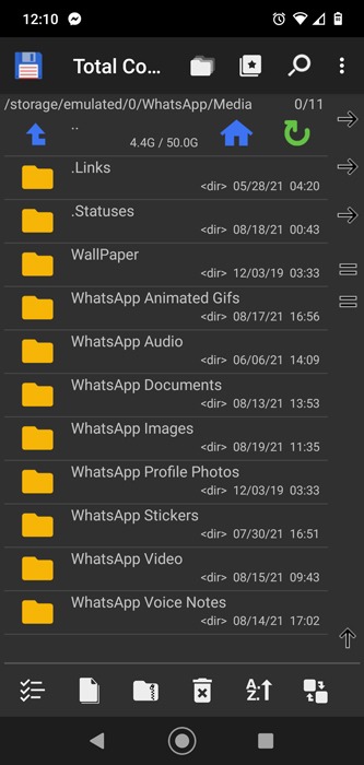 How To Save Whatsapp Status Android Total Commander 2