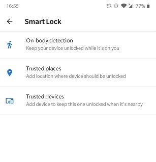 How To Set Up Smart Lock For Android Smart Lock Options View