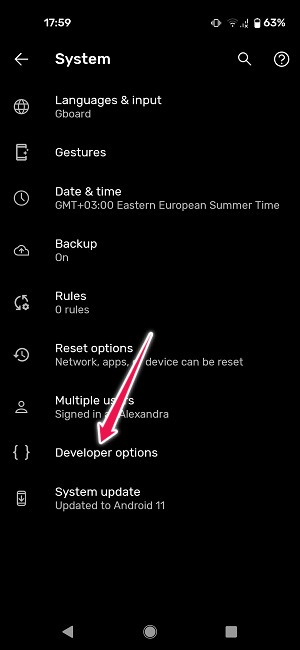 How To Turn Dark Mode Snapchat Android Developer Options Tap