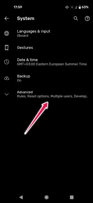 How To Turn Dark Mode Snapchat Android System Advanced Options
