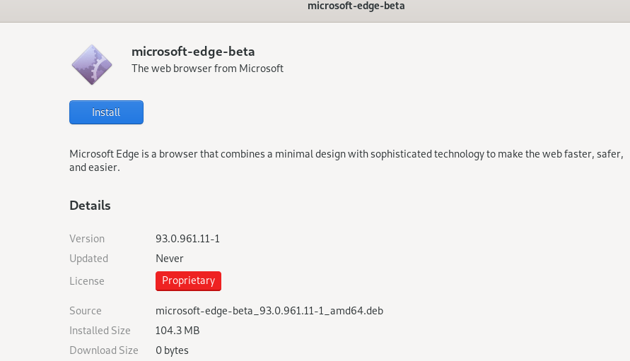 Install Edge Process