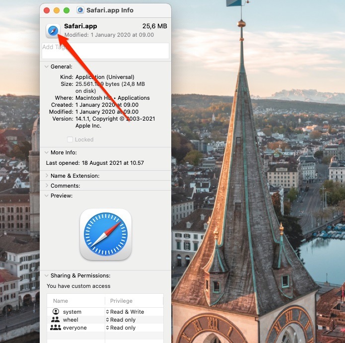 Mac Drag Safari Icon