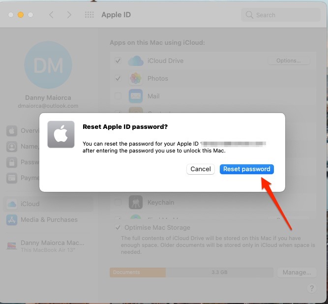 Mac Reset Apple Id Password