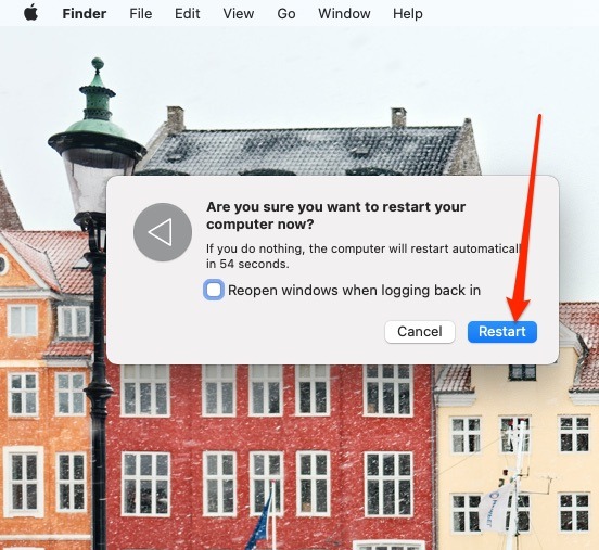 Mac Restart Computer