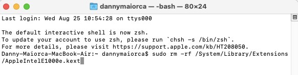 Remove Kext Rm Mac