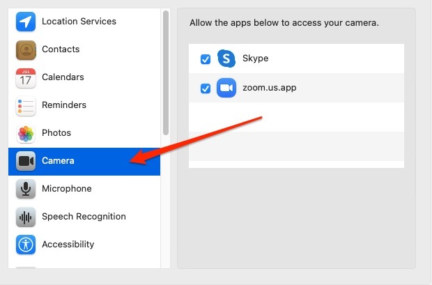 Security Privacy Camera