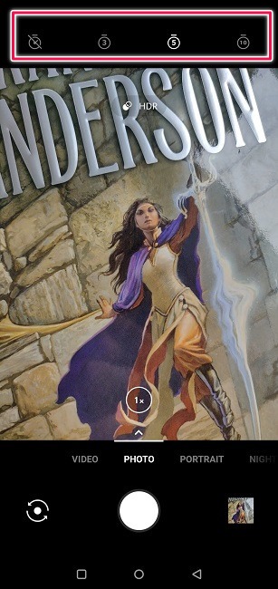 Take Selfies With Rear Facing Camera Android Oneplus Select Timer Mode