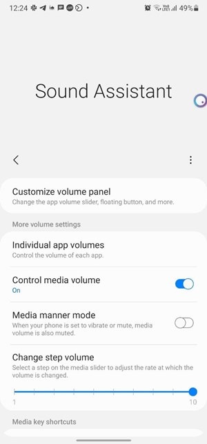 Android Volume Control Sound Assistant