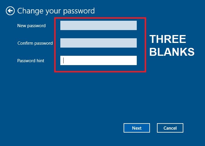 Automatic Login Win10 Blanks