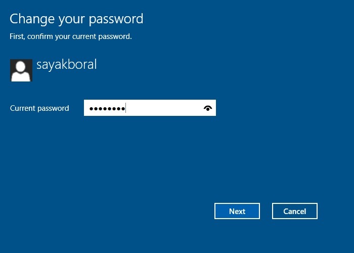 Automatic Login Win10 Current Password