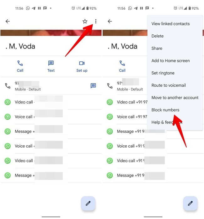 Block Number Android Phone App