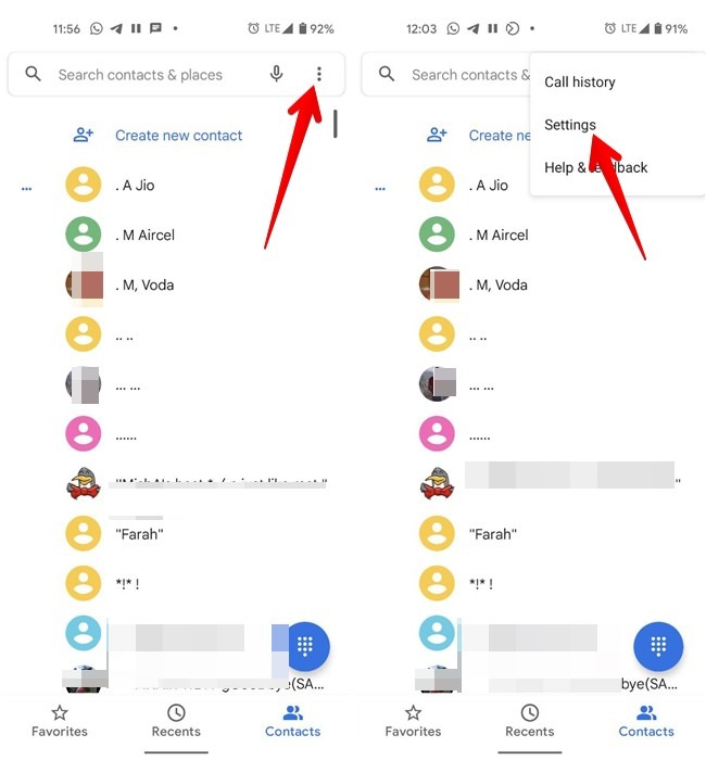 Block Number View All Android