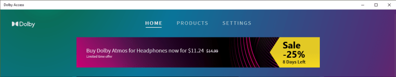 Dolby Atmos Click Settings