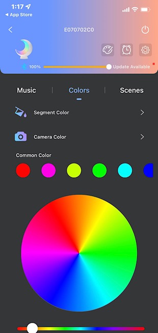 Ecolor Smart Moon Lamp Color