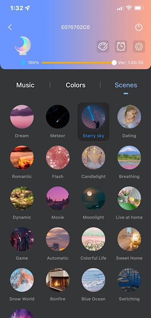 Ecolor Smart Moon Lamp Scenes