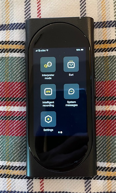 Langogo Genesis Language Translator Settings