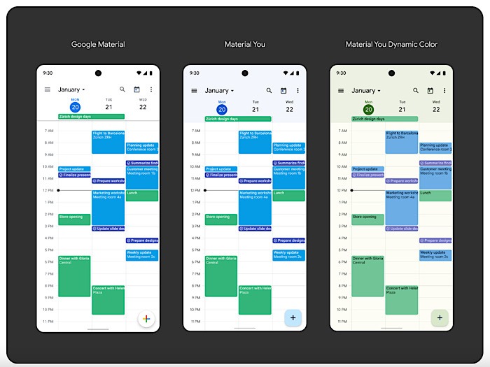 Material You Default Apps Dynamic Color