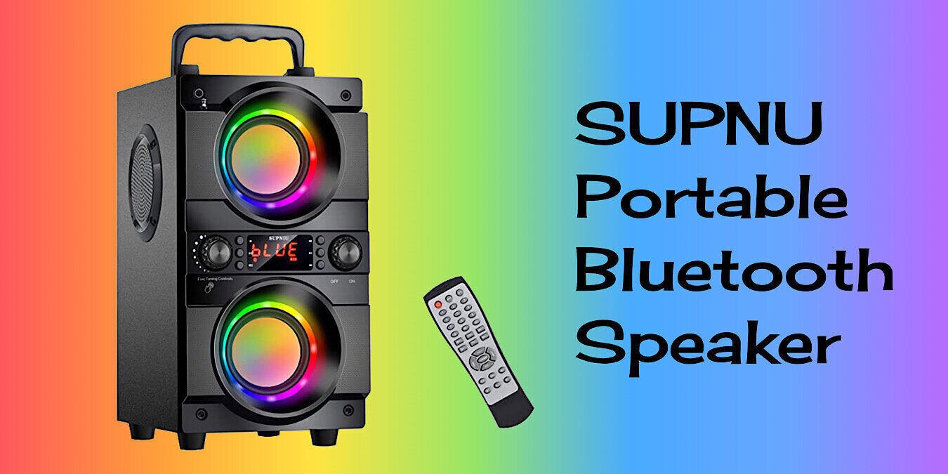 Supnu Portable Bluetooth Speaker Featured