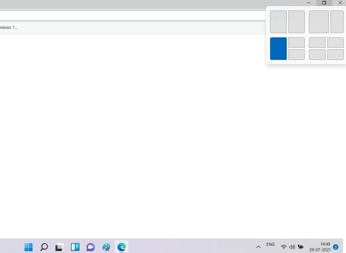 Snap Windows Windows11 Four Layouts