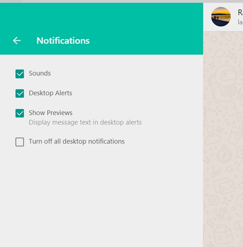 Whatsapp Web Notifications